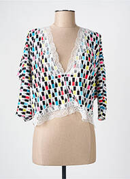 Blouse manches 3/4 manches 3/4 noir MOLLY BRACKEN femme