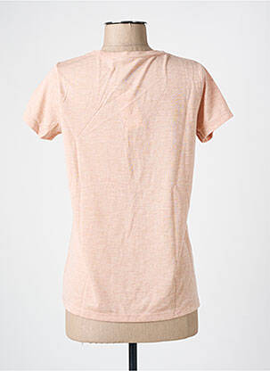 T-shirt col v manches courtes rose CLOSETTE femme