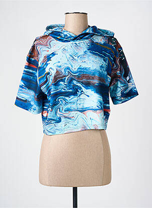 T-shirt imprimé fantaisie manches courtes bleu FILA femme