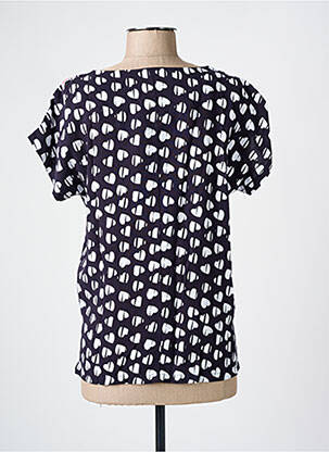 Blouse manches courtes manches courtes bleu DELAHAYE femme