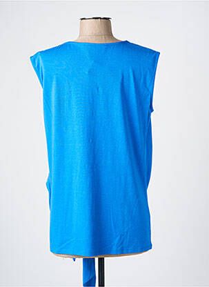 T-shirt stretch manches courtes bleu BETTY BARCLAY femme