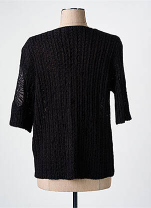 Gilet manches courtes coupe cintrée noir PRUNELLE femme