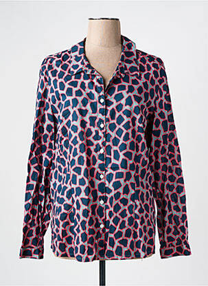Chemisier coupe droite manches longues rose NICE THINGS femme