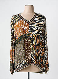 Blouse manches longues manches longues noir SIGNE NATURE femme