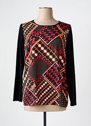 T-shirt manches longues manches longues noir TELMAIL femme