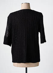 Gilet manches courtes noir PRUNELLE pour femme seconde vue