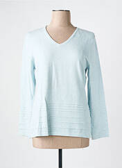 Pull bleu MARBLE pour femme seconde vue