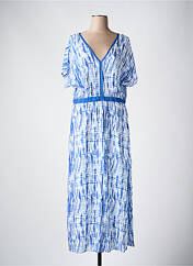 Robe longue bleu LA FEE MARABOUTEE pour femme seconde vue