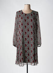 Robe mi-longue noir GEVANA pour femme seconde vue