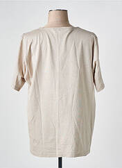 T-shirt beige LUIGI ZANARETTI pour femme seconde vue