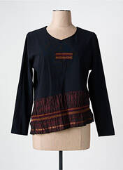 T-shirt noir PAUSE CAFE pour femme seconde vue