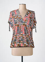 T-shirt orange TELMAIL pour femme seconde vue