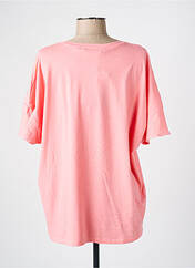 T-shirt rose VERO MODA pour femme seconde vue
