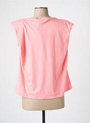 T-shirt rose VERO MODA pour femme seconde vue