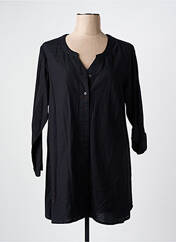 Tunique manches longues noir CISO pour femme seconde vue