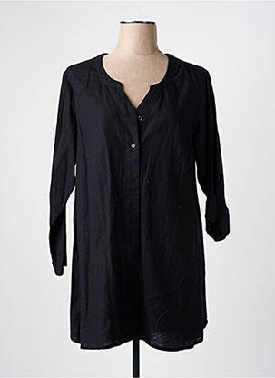 Tunique manches longues noir CISO pour femme
