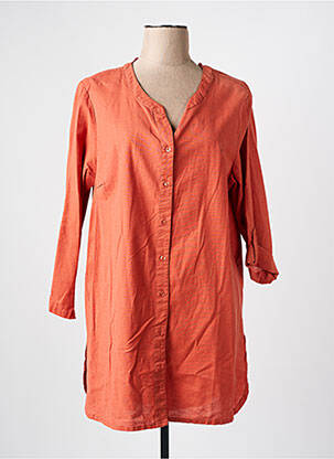 Tunique manches longues orange CISO pour femme