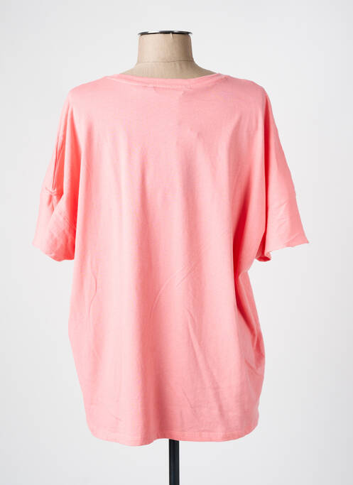 T-shirt manches mi-longues manches courtes rose VERO MODA femme