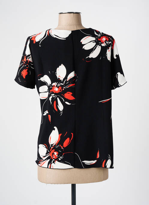 T-shirt coupe cintrée manches courtes noir TELMAIL femme