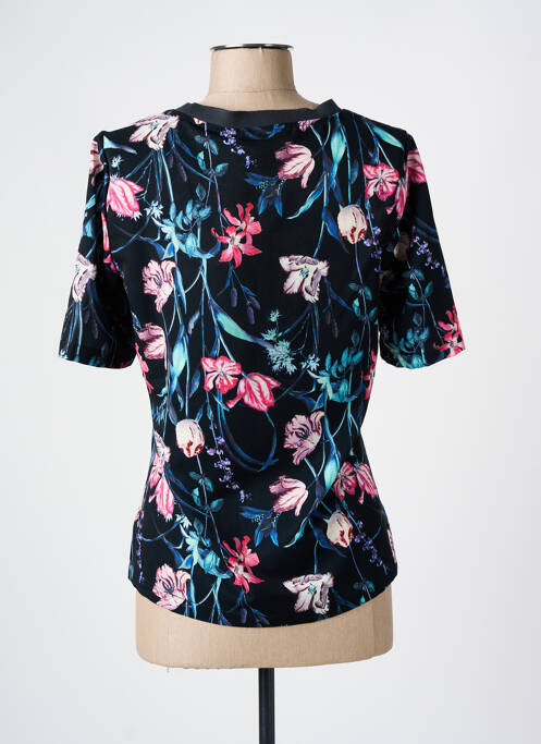 T-shirt manches mi-longues manches courtes noir GARCIA femme