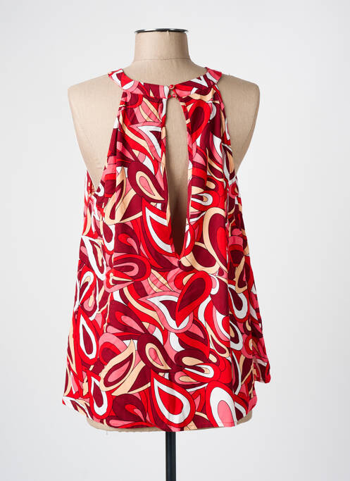 Top sans manche sans manche rouge FREEMAN T.PORTER femme
