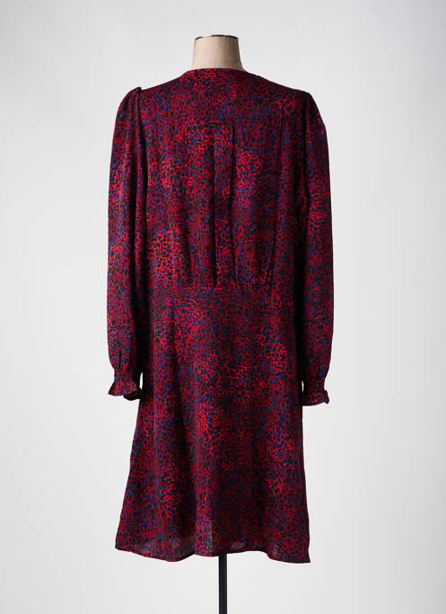 Robe mi-longue manches longues manches longues rouge MOLLY BRACKEN femme