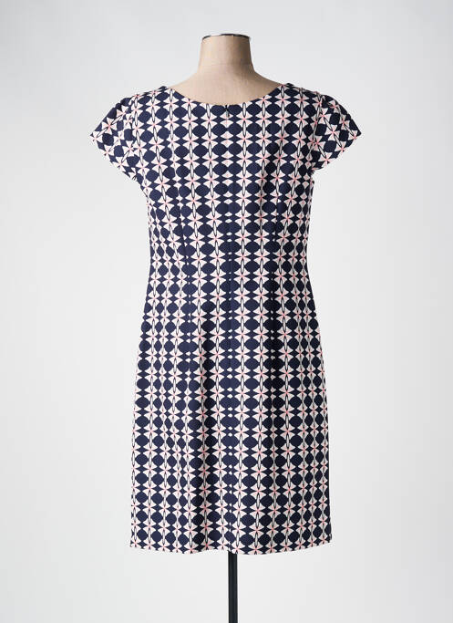 Robe mi-longue imprimé fantaisie manches courtes rose BETTY BARCLAY femme