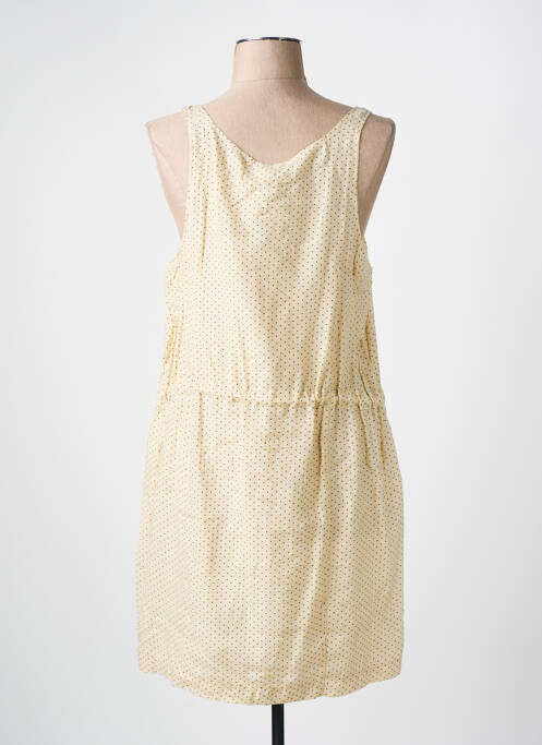 Robe mi-longue tissage crêpe sans manche beige PAUL SMITH femme