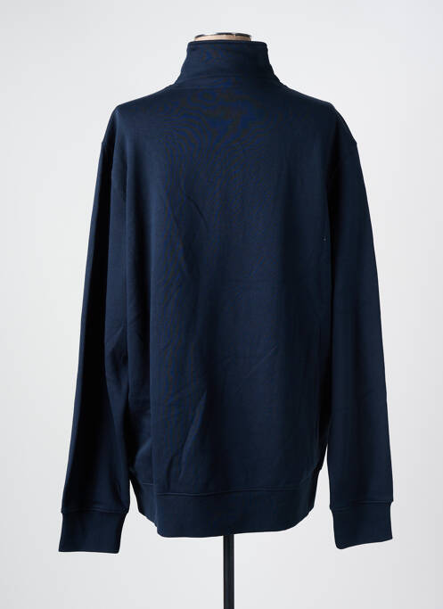 Sweat-shirt stretch manches longues bleu KARIBAN femme