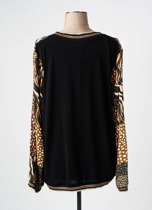 Blouse manches longues manches longues noir SIGNE NATURE femme
