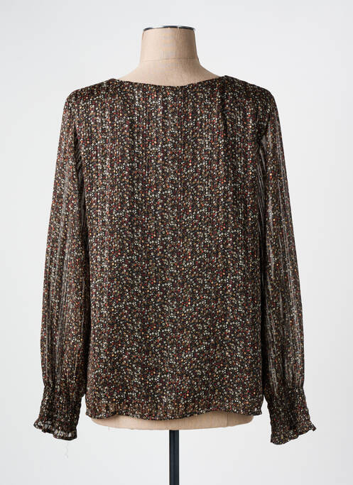 Blouse manches longues manches longues noir SIGNE NATURE femme