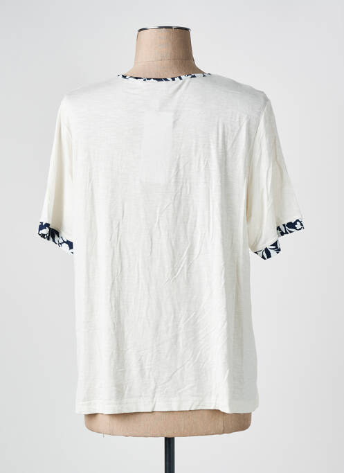 T-shirt coupe droite manches courtes beige GRIFFON femme