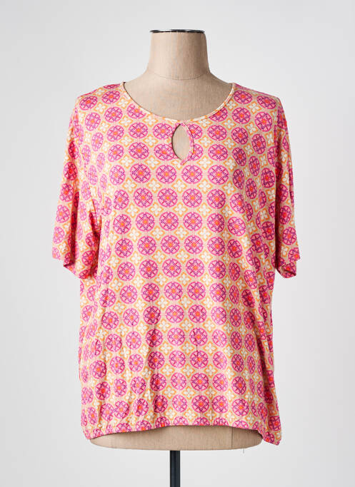 T-shirt manches mi-longues manches courtes rose BETTY BARCLAY femme