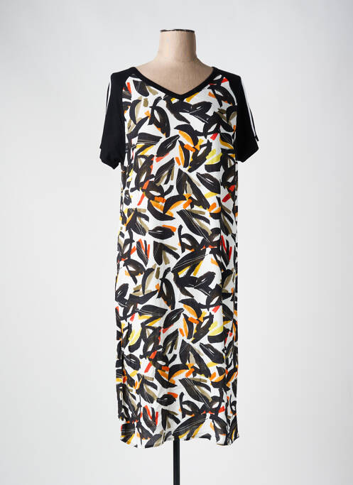 Robe mi-longue noir TELMAIL pour femme