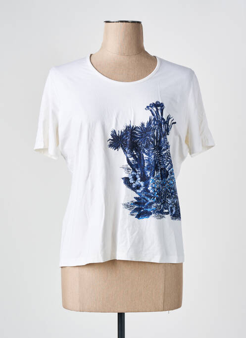 T-shirt beige UN POINT C EST TOUT pour femme