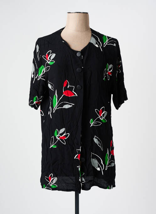 Tunique manches courtes noir INTUITION femme