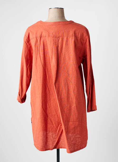 Tunique manches longues orange CISO femme