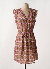 Robe courte rose ARELINE pour femme seconde vue