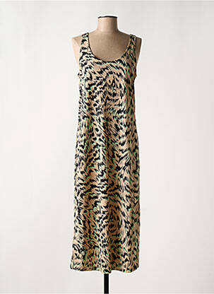Robe longue sans manche sans manche marron VERO MODA femme