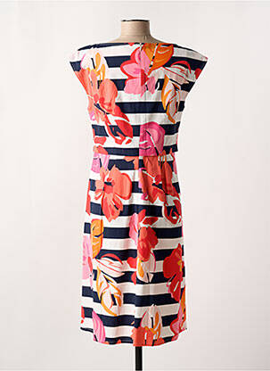 Robe mi-longue manches courtes manches courtes bleu BETTY BARCLAY femme
