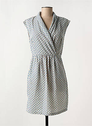 Robe courte sans manche sans manche bleu MOLLY BRACKEN femme