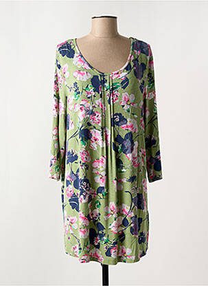 Robe courte manches longues manches longues vert CISO femme