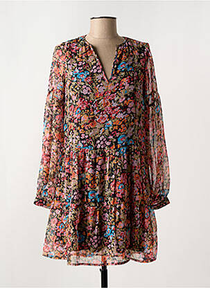Robe courte manches longues manches longues noir VERO MODA femme
