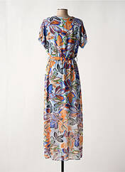 Robe longue bleu LA FEE MARABOUTEE pour femme seconde vue