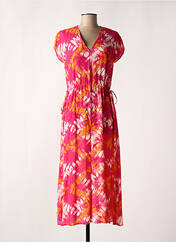 Robe longue rose LA FEE MARABOUTEE pour femme seconde vue