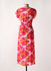 Robe longue rose LA FEE MARABOUTEE pour femme seconde vue