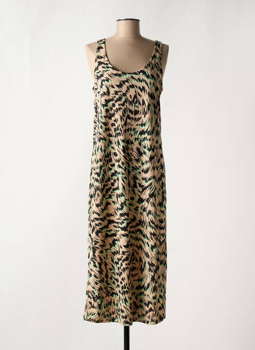 Robe longue sans manche sans manche marron VERO MODA femme