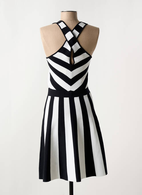 Robe mi-longue sans manche sans manche noir MORGAN femme