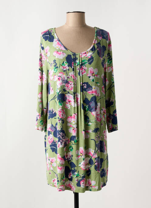 Robe courte manches longues manches longues vert CISO femme