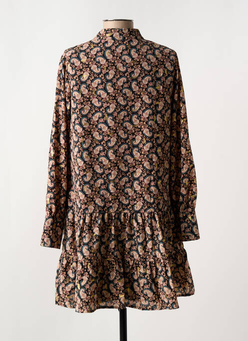Robe courte manches longues manches longues noir MOLLY BRACKEN femme